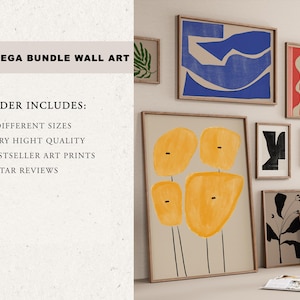 New 50+ Mega Bundle | Floral Wall Art, Modern Rustic Decor, Large Floral Print | Botanical Print, Printable Artwork - Download Wall Art