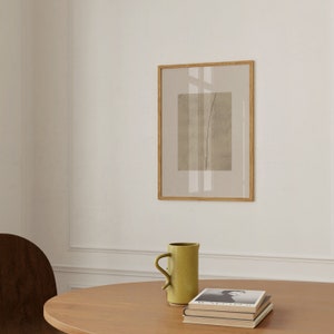 Japandi Geometriskt konsttryck: Minimalistisk skandinavisk inredning (Direkt nedladdning) bild 7
