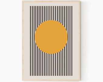 Minimalist Art, Bauhaus Decor, Graphic Design Image, Interior Design Art, Unique Graphic, Berlin Poster, Bauhaus Exhibition, Art Deco