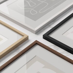 Japandi Geometriskt konsttryck: Minimalistisk skandinavisk inredning (Direkt nedladdning) bild 9