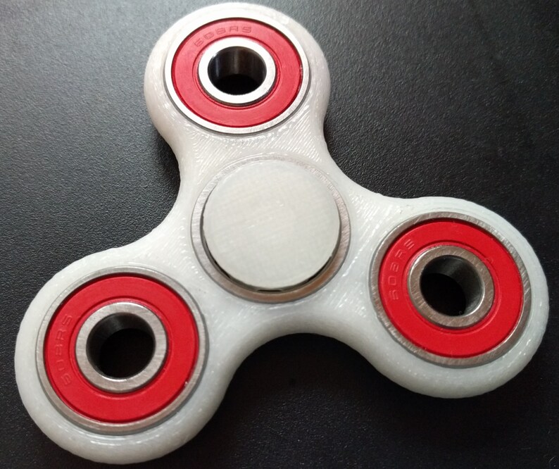 Fidget Spinner Toy Different Colors Available Including Glow Etsy
