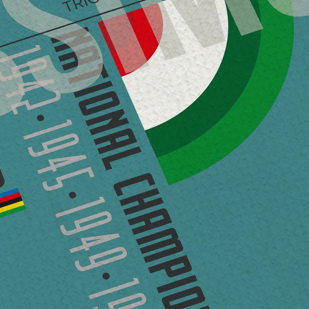 Fausto Coppi Palmarès Cycling Poster Print Etsy UK