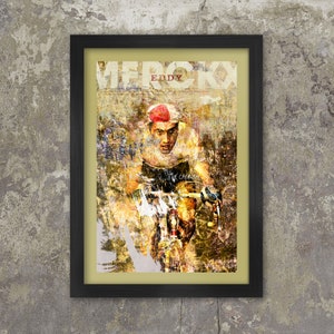 Eddy Merckx- The Cannibal Cycling Poster