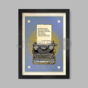 Martin Luther King Jr. Literary Quote Print