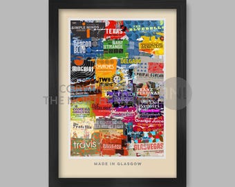 Wyprodukowano w Glasgow – wydruk plakatu