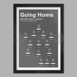 Going Home - Newcastle United Football Poster Print