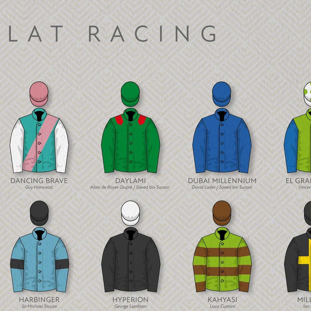 Greats of Flat Racing Poster Print - Etsy UK