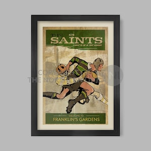 Northampton Saints Rugby Poster Print