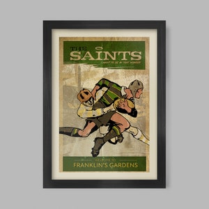 Northampton Saints Rugby Poster Print