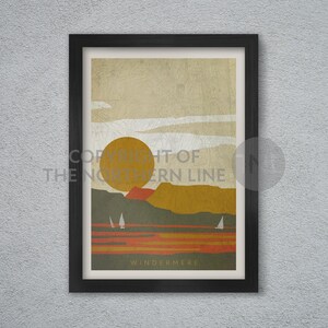 Windermere - The Lake Poster Druck