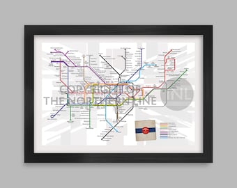 Going Underground - Music Poster Print