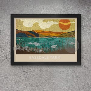 Easedale Tarn - Lake District Poster Print