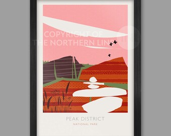 Peak District National Park Poster Print
