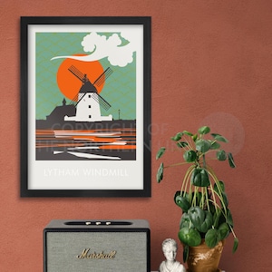 Lytham Windmill - Poster print