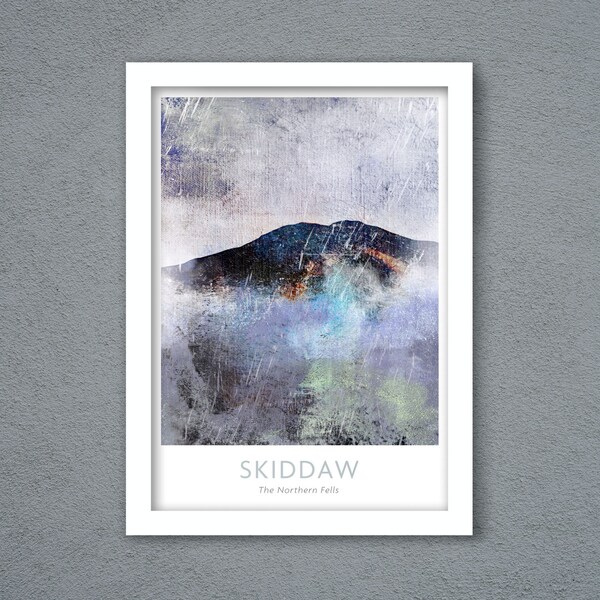 Skiddaw - Abstract Poster Print