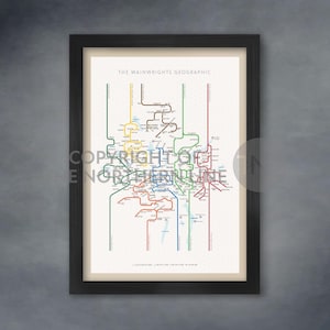 Wainwrights Geographic Print - Lake District