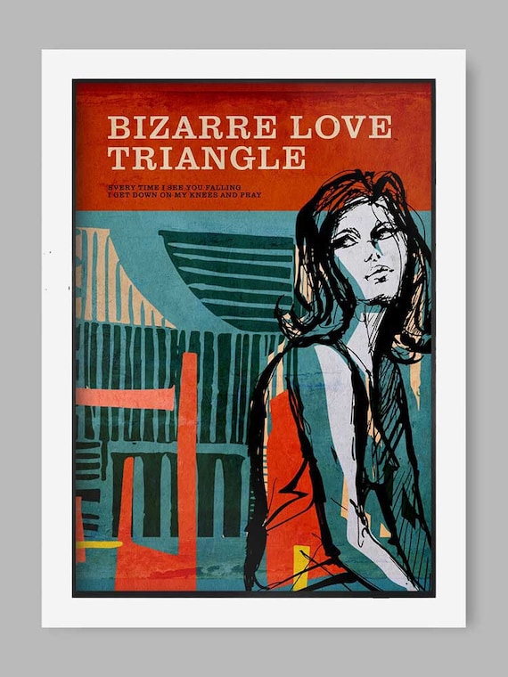Bizarre Love Triangle - Music Poster Print - Etsy