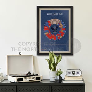 Where Eagles Dare - Crystal Palace FA Cup Football Poster Print