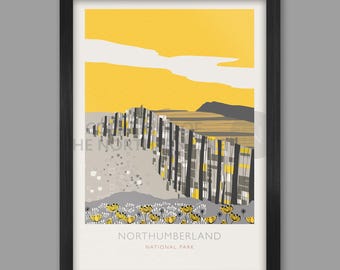 Northumberland National Park Poster Print