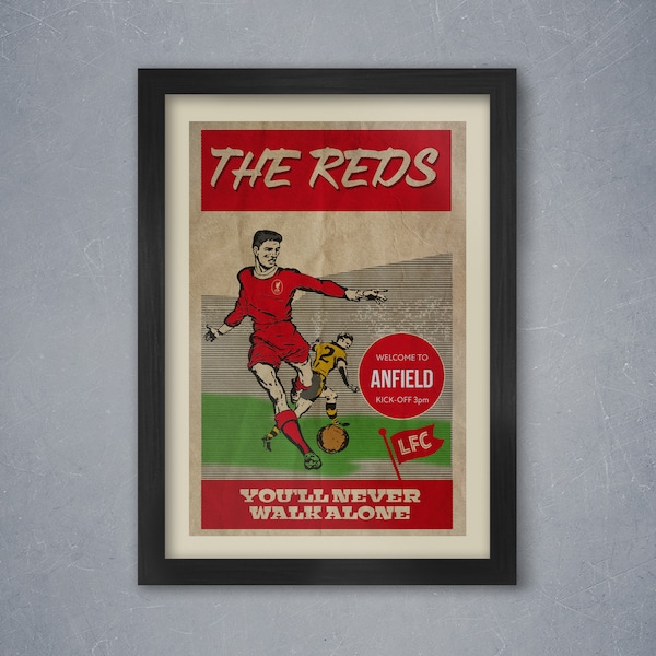 The Reds, Liverpool - Football Poster Print