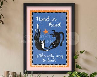 Hand in Hand - Music Poster Print