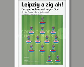 Crystal Palace Europa Conference League Final Print