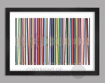 Record Collection - Music Poster Print