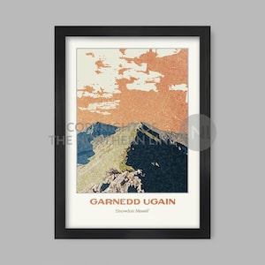 Garnedd Ugain Snowdonia Poster Print