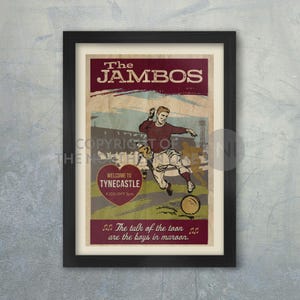 The Jambos, Hearts - Football Poster Print