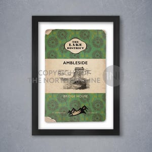 Ambleside Cumbrian Classic Vintage Style Poster Print