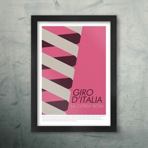 Giro d&#39;Italia Corsa Rosa - Cycling Poster print