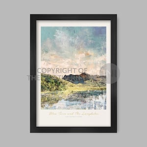 Blea Tarn & The Langdales Poster Druck