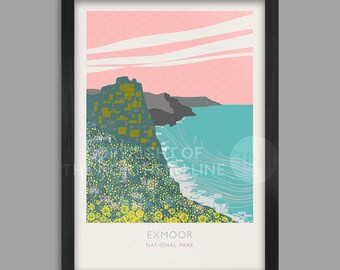 Exmoor National Park Poster Print