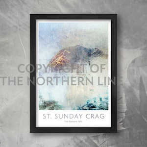 St.Sunday Crag - Lake District Poster Print
