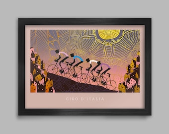 Giro d'Italia Tuscany - Cycling Poster Print
