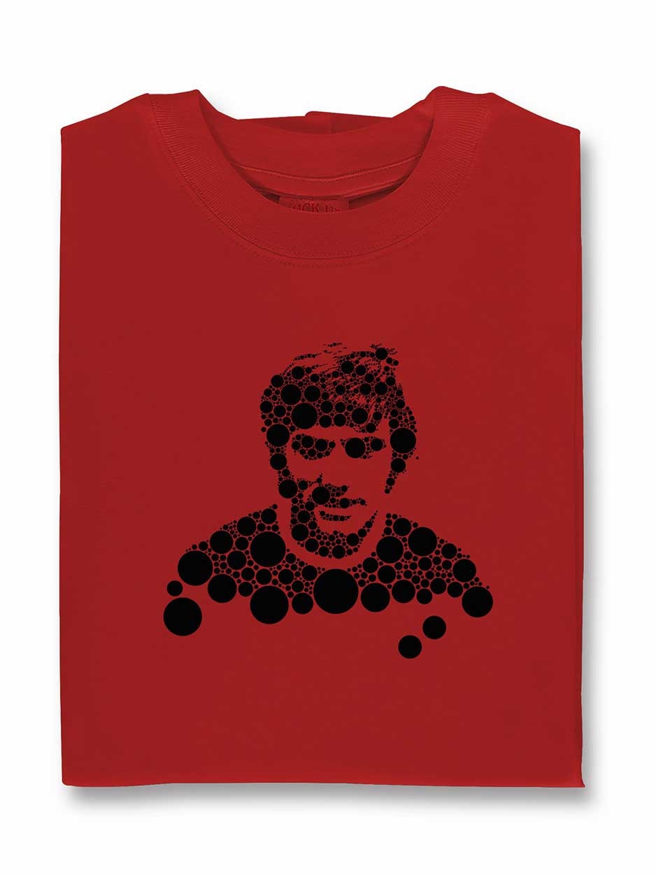 George Best Abstract Design Football T-Shirt
