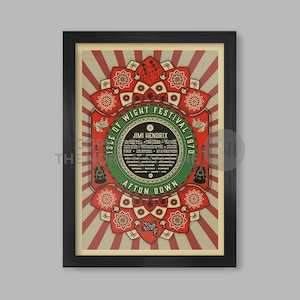 Isle of Wight Festival Poster - Etsy