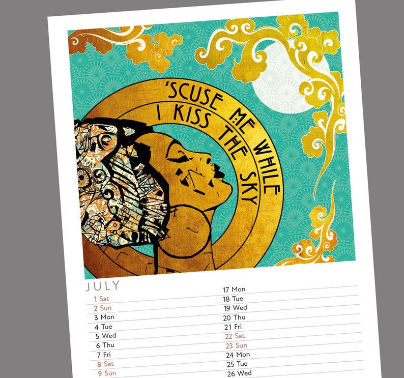 2023 Music Calendar Songs for Seasons - Etsy UK