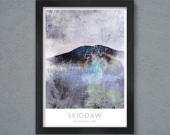 Skiddaw - Abstract Poster Print