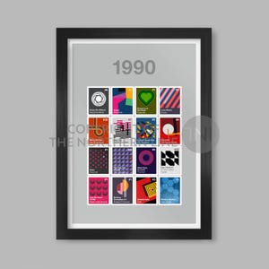 1990 - Musik Poster Druck
