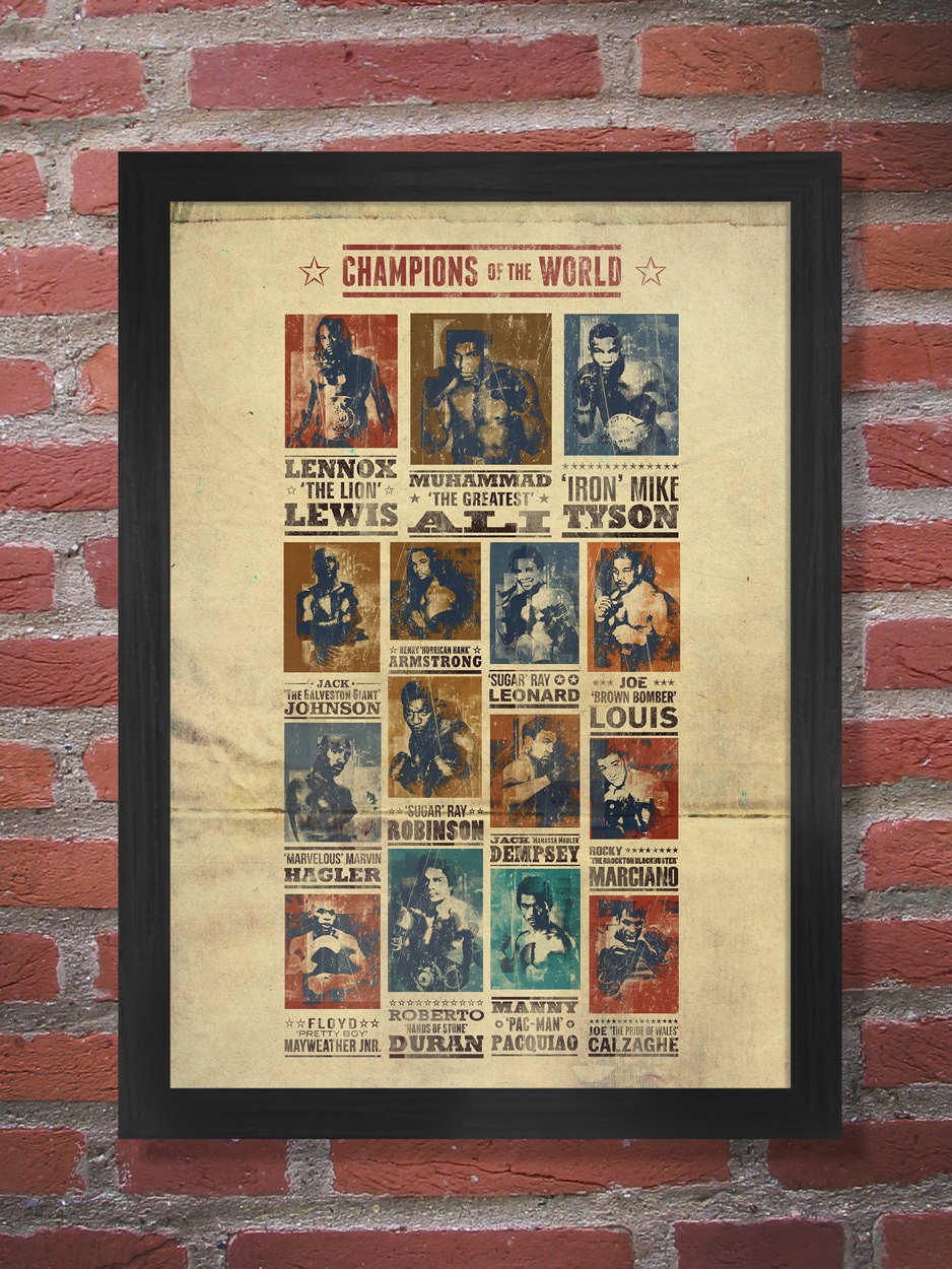 Poster Calcio telaio