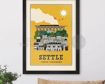 Settle  - Yorkshire Dales Poster Print