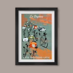 La Doyenne Cycling Poster print