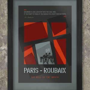 Paris-Roubaix Cycling Posters - The Monuments