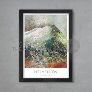 Helvellyn - Abstract Poster print