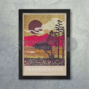 Derwentwater - Lake District Poster Print