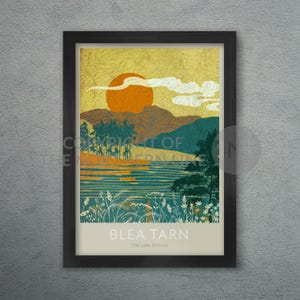 Blea Tarn Langdale - Lake District Poster Print