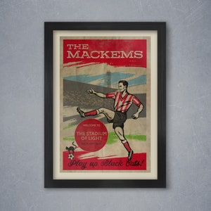 The Mackems, Sunderland - Football Poster Print