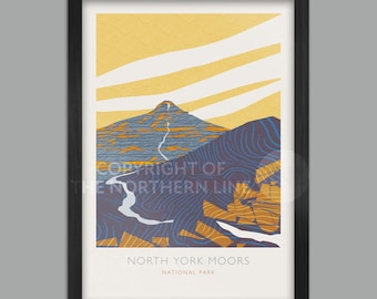 North Yorkshire Moors Poster Print
