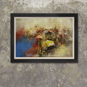 Tour de France - The Ascent of the Tourmalet cycling poster